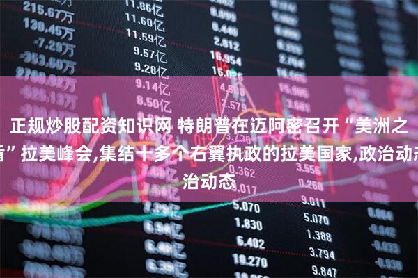 正规炒股配资知识网 特朗普在迈阿密召开“美洲之盾”拉美峰会,集结十多个右翼执政的拉美国家,政治动态