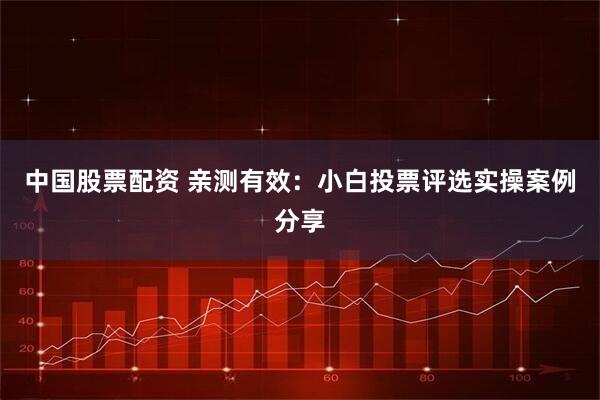 中国股票配资 亲测有效：小白投票评选实操案例分享